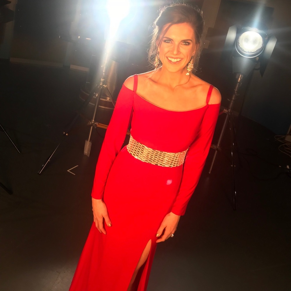 Red dress